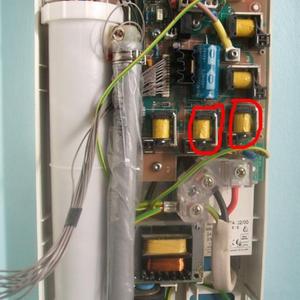 Electric shower - relays