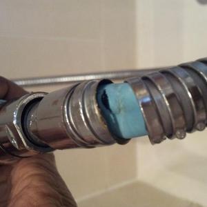 Trevi shower hose leak