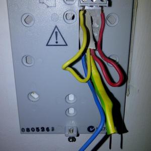 New Siemens Thermostat backplate