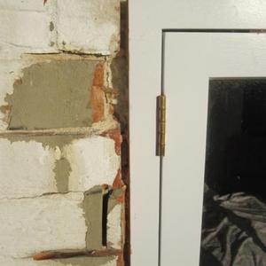 Gaps between frame, lintel & wall LHS