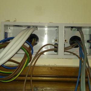 Shower room isolators wires