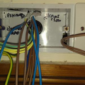 Wiring Shower room Isolators 2
