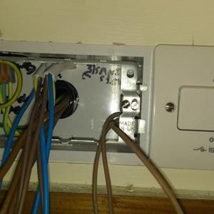 Wiring Shower room Isolators 3