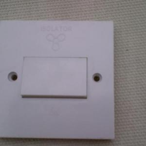 Extractor fan switch