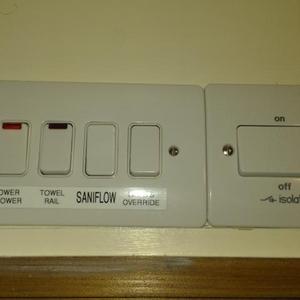 Shower room switches