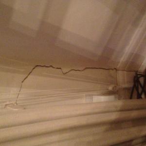 Crack in wall