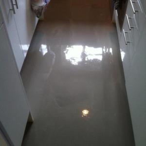 New screed down