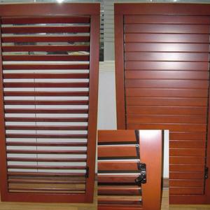 wood shutter windows