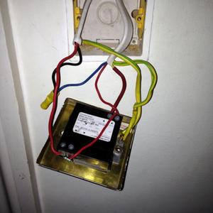 Existing double dimmer wiring