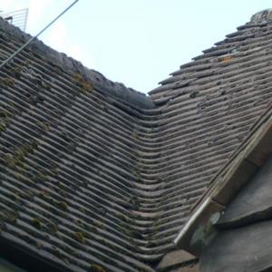 Roof leak 1 - at top of gulley