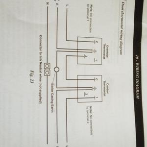 Boiler wiring diagram