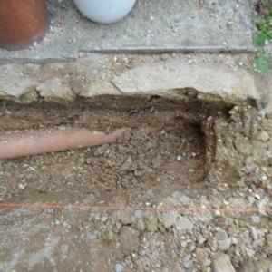 Pipe in Foundation