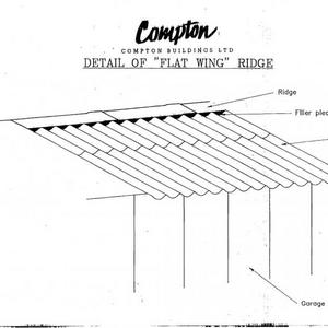 Compton Garage roof illustration