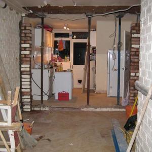 Removal of garage/kitchen wall