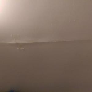 roof crack in the ceiling of the kitchen