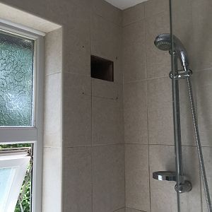 Bathroom air brick access