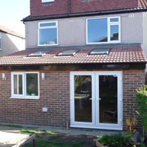 House with rear extension