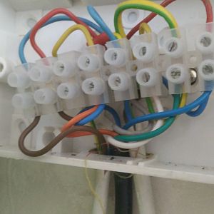 Heating wiring  control box
